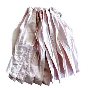 Nikolia girls pink pleated silk blend sleeveless dress size 2/3